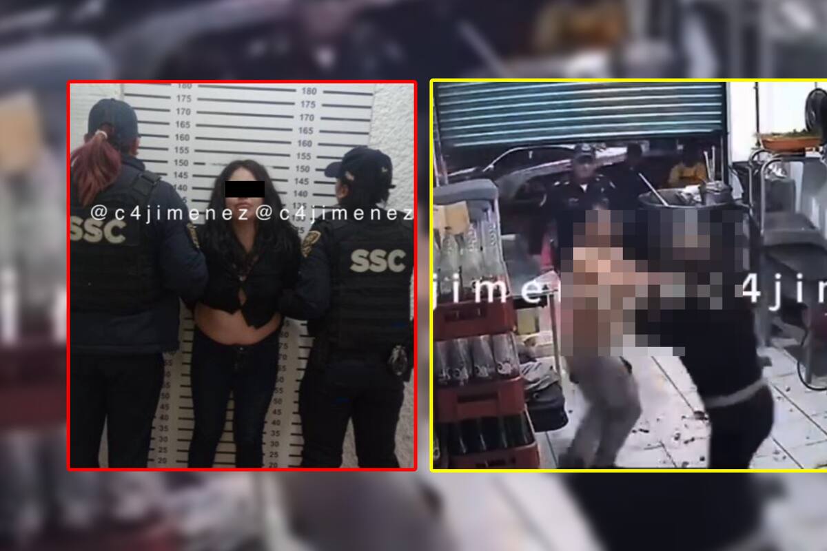VIDEO: Mujer apuñaló a su esposo frente a policías mientras era detenida por violencia; ya había sido arrestada por lo mismo anteriormente (IMÁGENES FUERTES)