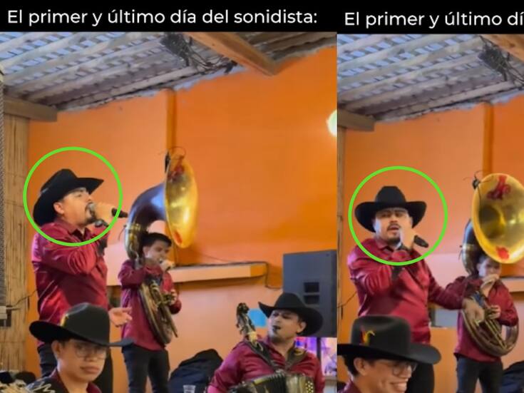 “Su primera chamba”: sonidista se roba la atención al hacer sonar a un grupo norteño como ardilla