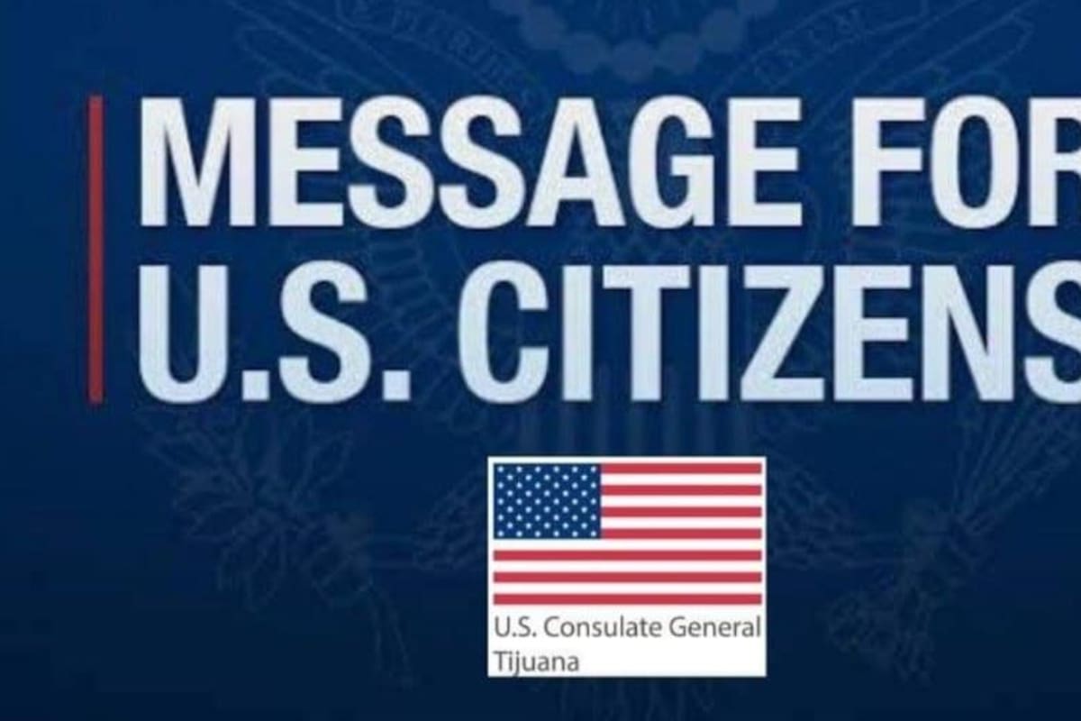 Lanza Consulado de Estados Unidos alerta a viajeros por bloqueos y quema de camiones en BC