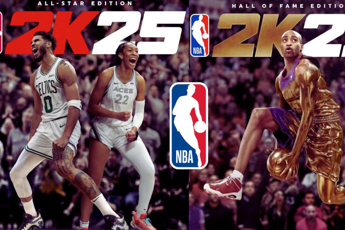 NBA 2K25 anuncia que Jayson Tatum, A’ja Wilson y Vince Carter serán los atletas para la nueva portada del famoso videojuego