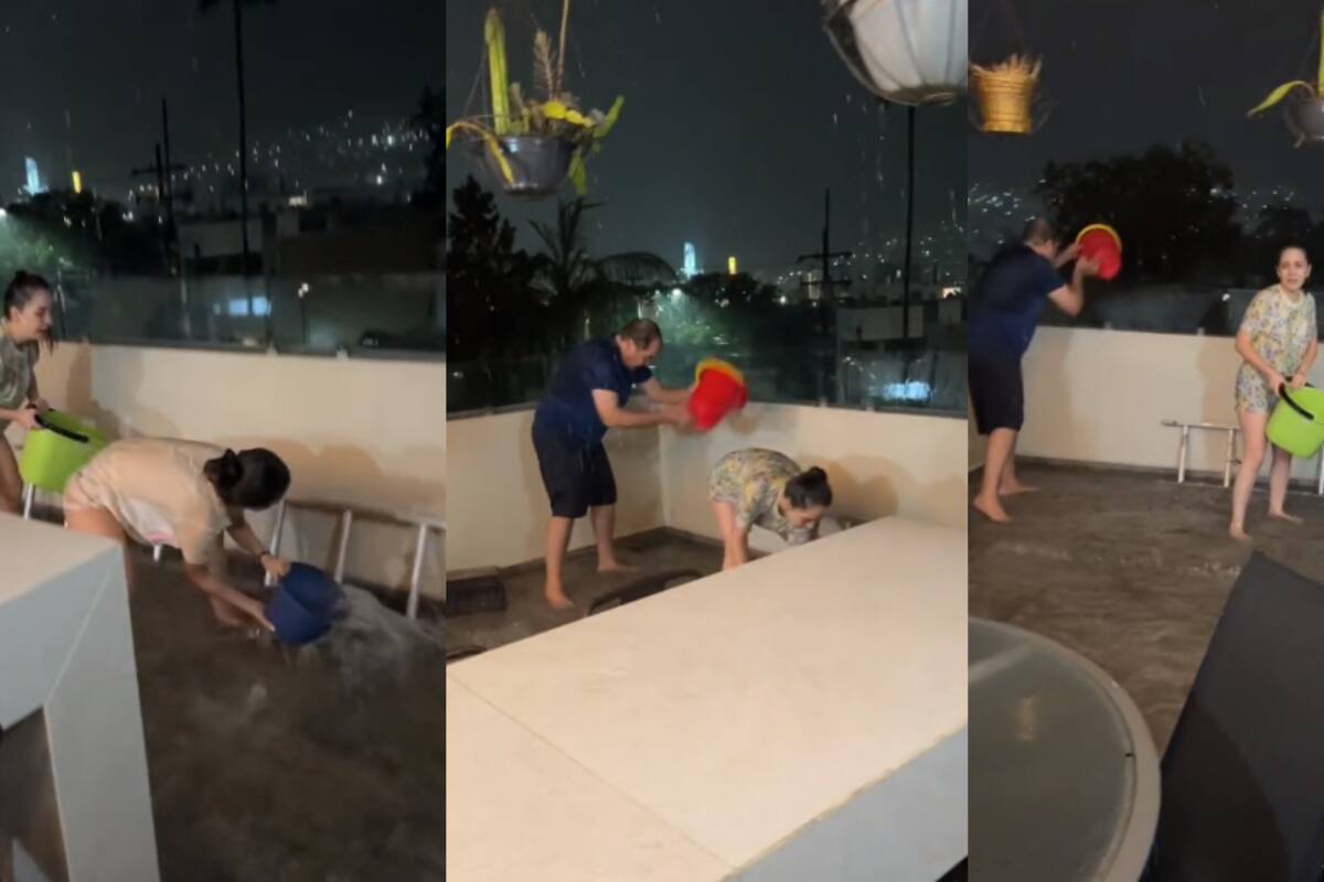 VIDEO | Familia construye una terraza sin desagüe y estas fueron las consecuencias