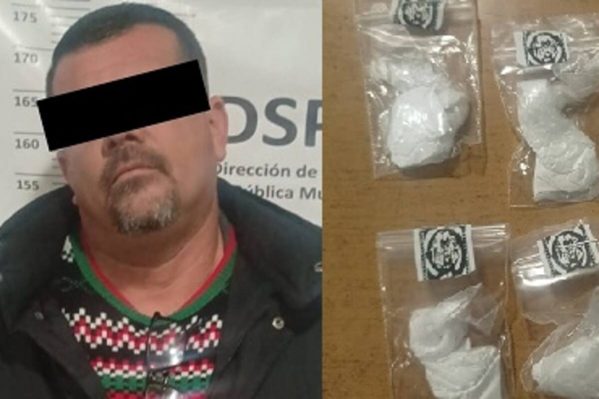 Detienen a hombre con droga tras intervención en Valle del Pedregal