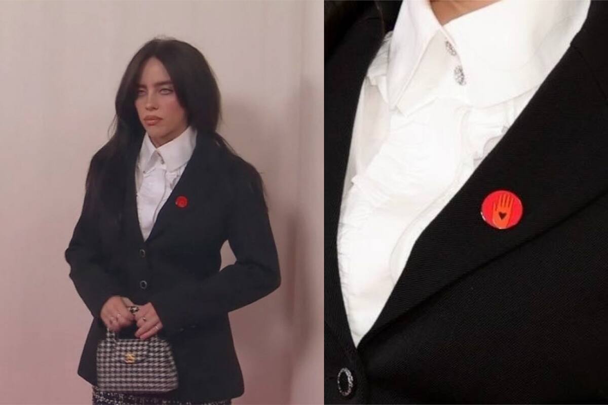 Billie Eilish protesta en los Oscar contra la guerra en Gaza