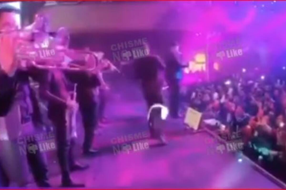 VIDEO: Le dan tremendo botellazo en la cara a Memo Garza, de la Adictiva