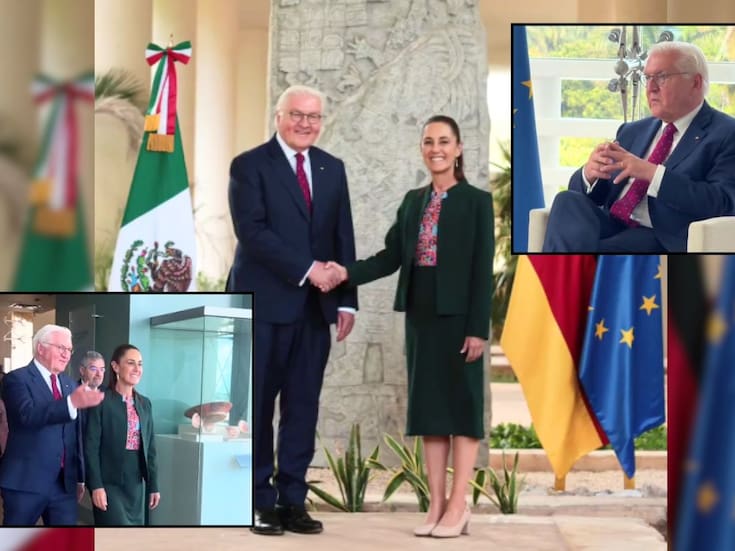 Sheinbaum anuncia firma del acuerdo modernizado con la UE en mayo tras reunión con presidente de Alemania en Cancún
