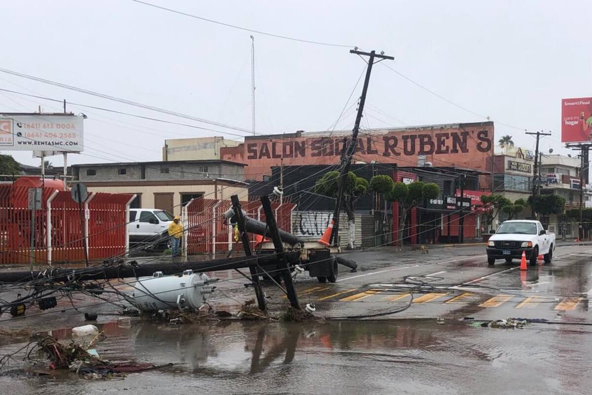 Afecta falta de suministro de energía a 41 mil 925 usuarios en Rosarito