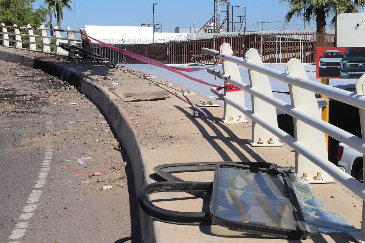 El puente se abrirá una vez que haya sido colocado el muro de contención.