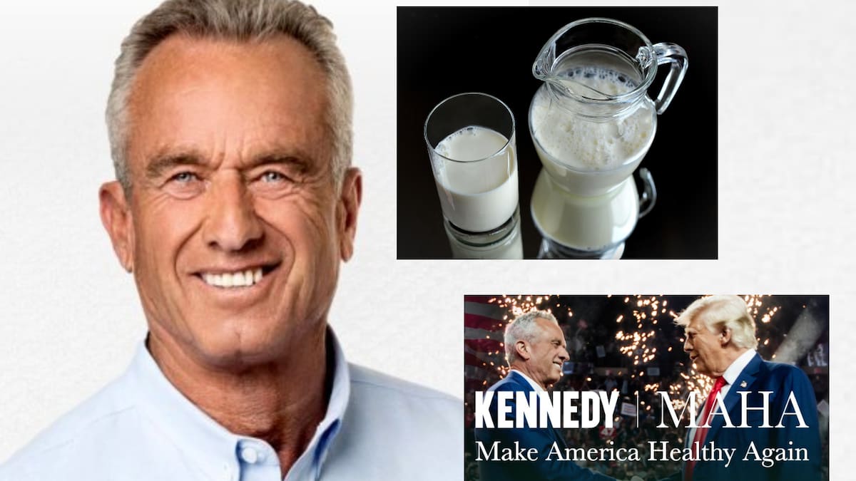 Robert Kennedy Jr. quiere hacer que la leche entera sea ‘grande otra vez’ en Estados Unidos