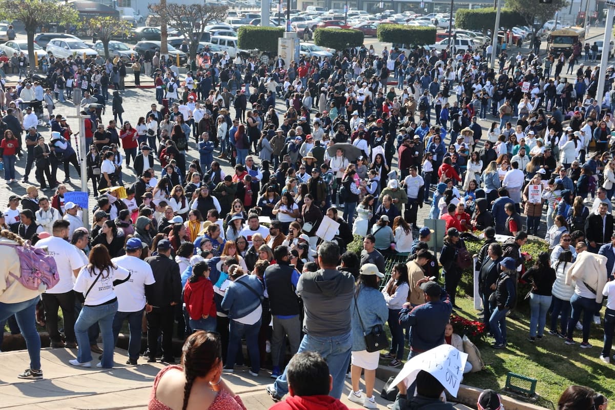 De acuerdo con la minuta de la más reciente Asamblea Nacional Representativa (ANR), realizada el 25 de octubre en Oaxaca, el magisterio determinó manifestarse el 13 de noviembre en el marco de la conferencia matutina de la presidenta Claudia Sheinbaum. Foto: Referencial.
