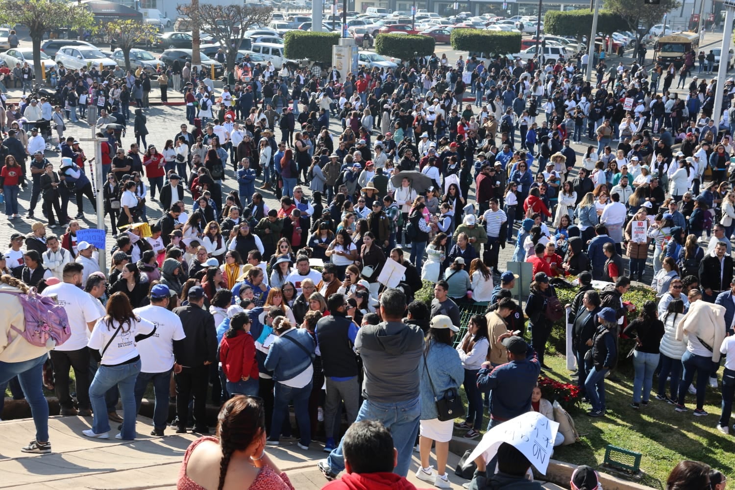 De acuerdo con la minuta de la más reciente Asamblea Nacional Representativa (ANR), realizada el 25 de octubre en Oaxaca, el magisterio determinó manifestarse el 13 de noviembre en el marco de la conferencia matutina de la presidenta Claudia Sheinbaum. Foto: Referencial.