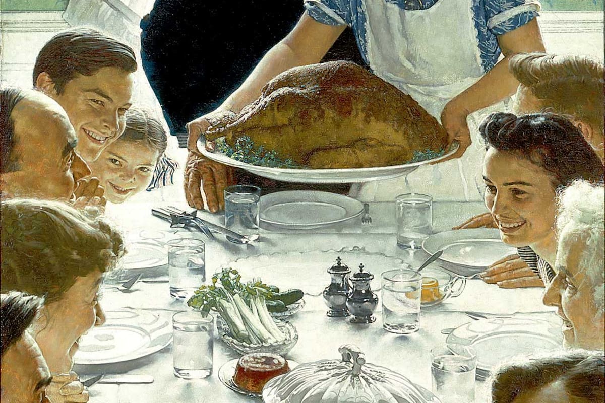 El simbolismo de Freedom from Want de Norman Rockwell
