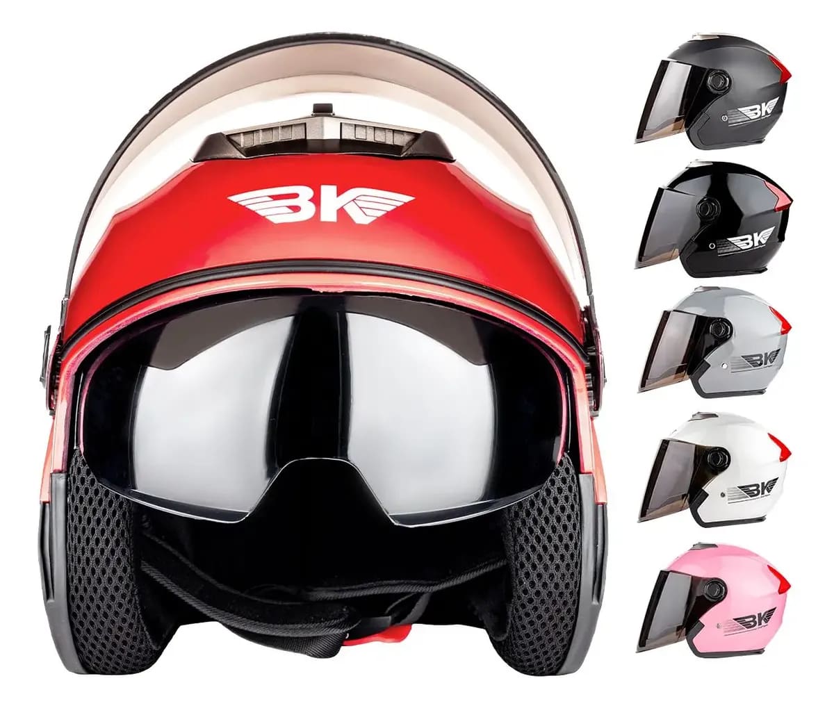 Casco para motocicleta TUOMO Doble Visor | Mercado Libre