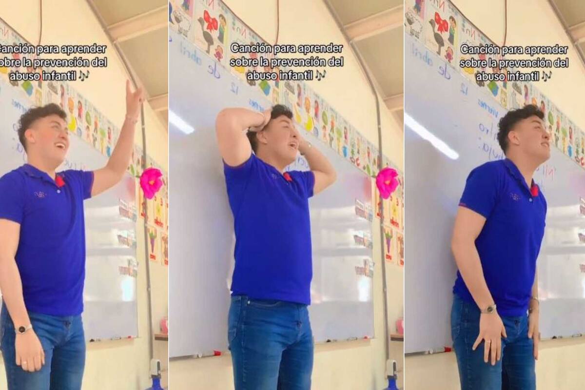 VIDEO: Profesor utiliza esta canción viral para educar a sus alumnos contra el abuso infantil