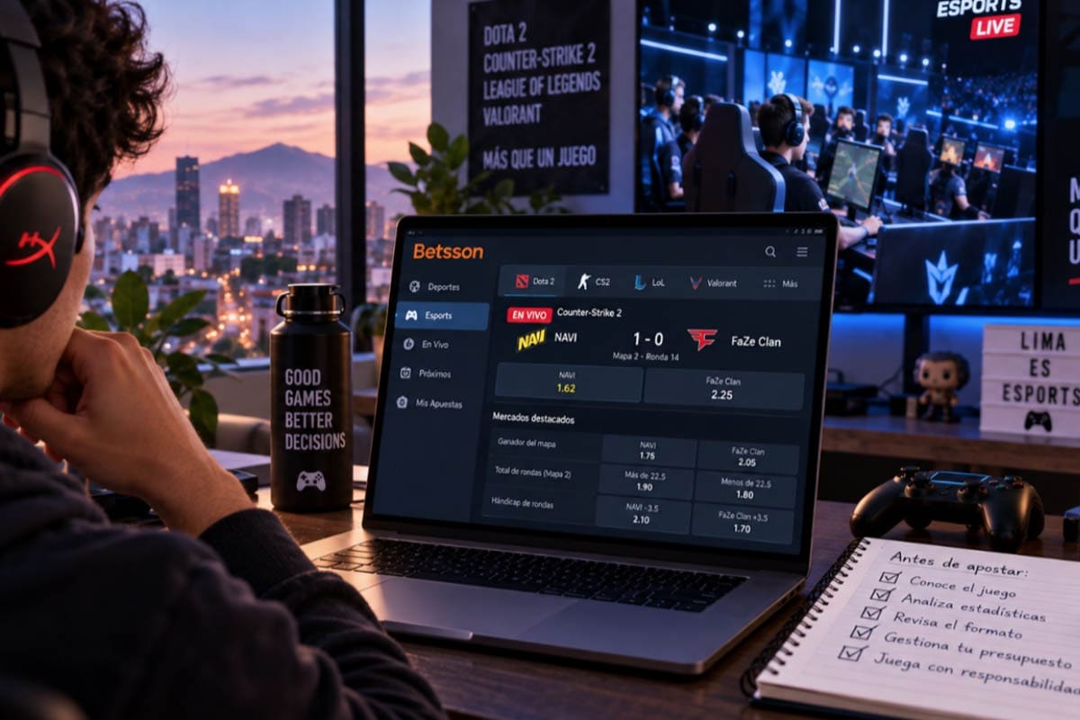 Cómo apostar en Esports desde Lima, Perú