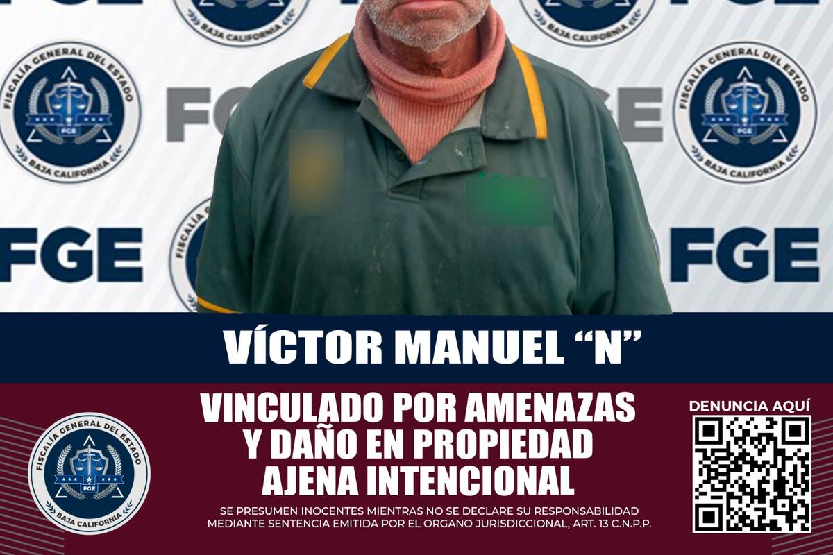 Se queda en prisión por amenazas y daños