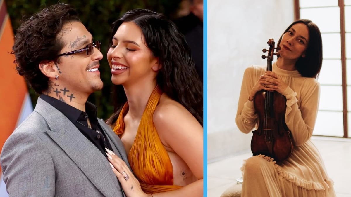 Acusan a Christian Nodal de ser infiel a Ángela Aguilar con su violinista: ¿quién es Esmeralda Camacho?