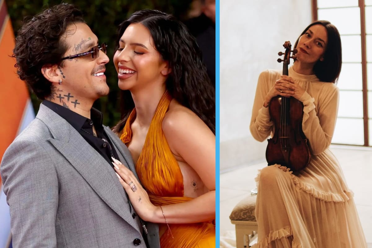 Acusan a Christian Nodal de ser infiel a Ángela Aguilar con su violinista: ¿quién es Esmeralda Camacho?