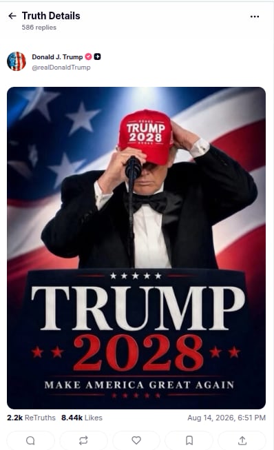 Trump publica una imagen creada con IA en la que toma un petrolero iraní y escala su discurso sobre el control del estrecho de Ormuz