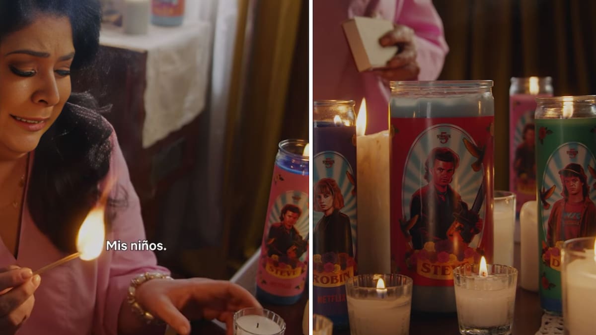 Victoria Ruffo reza y enciende una veladora por ‘Steve’ de Stranger Things; sorprende al confesar que no ha visto la serie