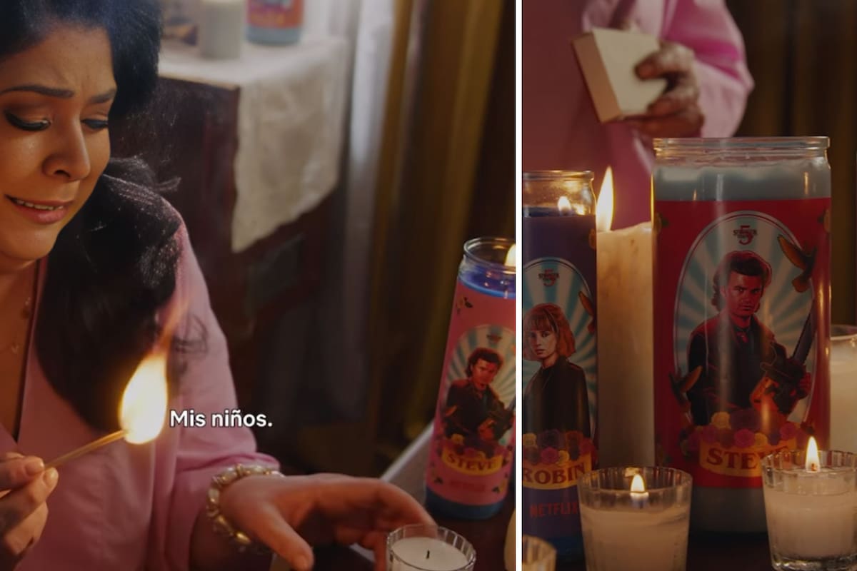 Victoria Ruffo reza y enciende una veladora por ‘Steve’ de Stranger Things; sorprende al confesar que no ha visto la serie