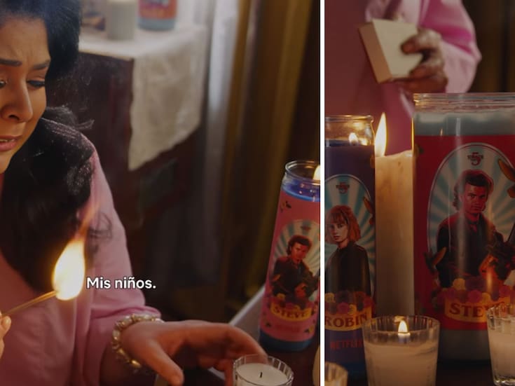 Victoria Ruffo reza y enciende una veladora por ‘Steve’ de Stranger Things; sorprende al confesar que no ha visto la serie