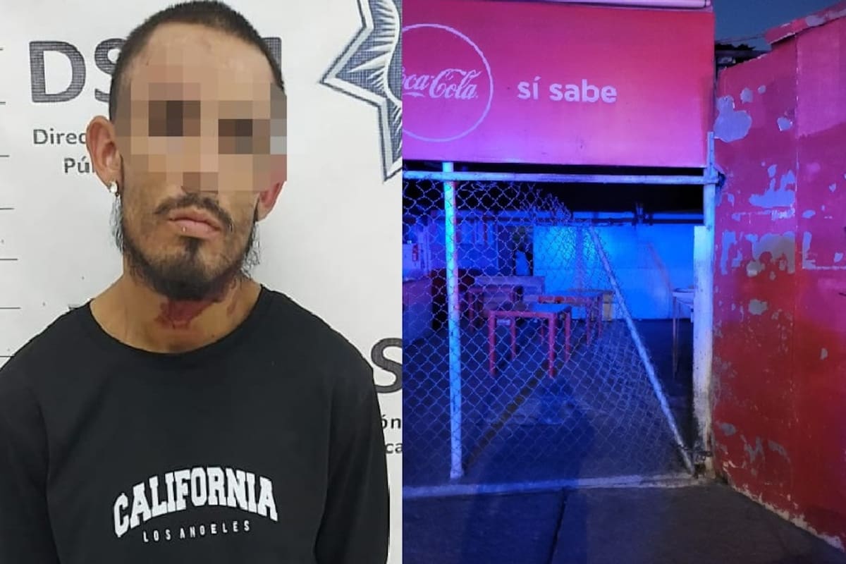 Rompe la malla y se mete a taquería en el Centro Cívico; acaba detenido