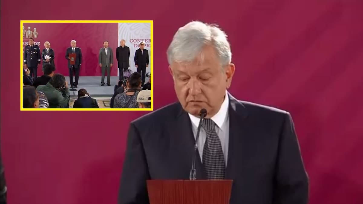 Primera de AMLo en diciembre de 2018  / capturas de pantalla de directo  transmitido en la cuenta de Youtube del Gobierno de México