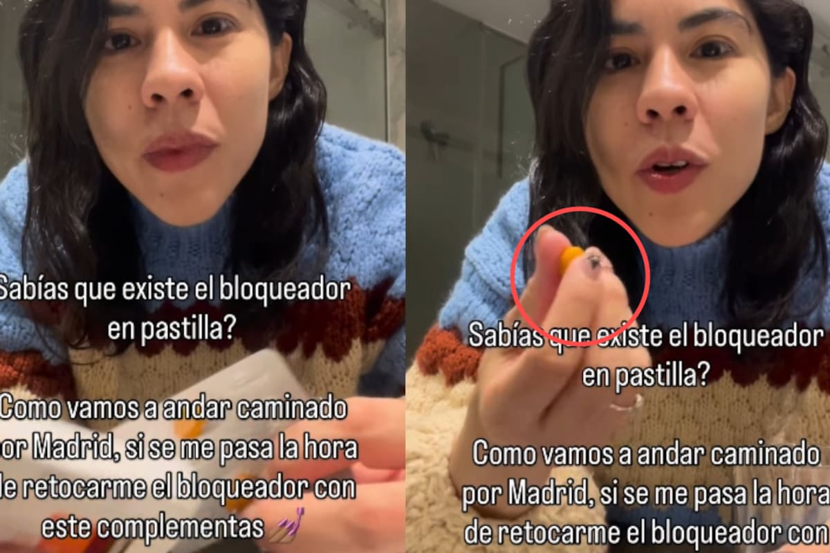El bloqueador en pastilla ya es una realidad: joven muestra en video que lo encontró en Madrid