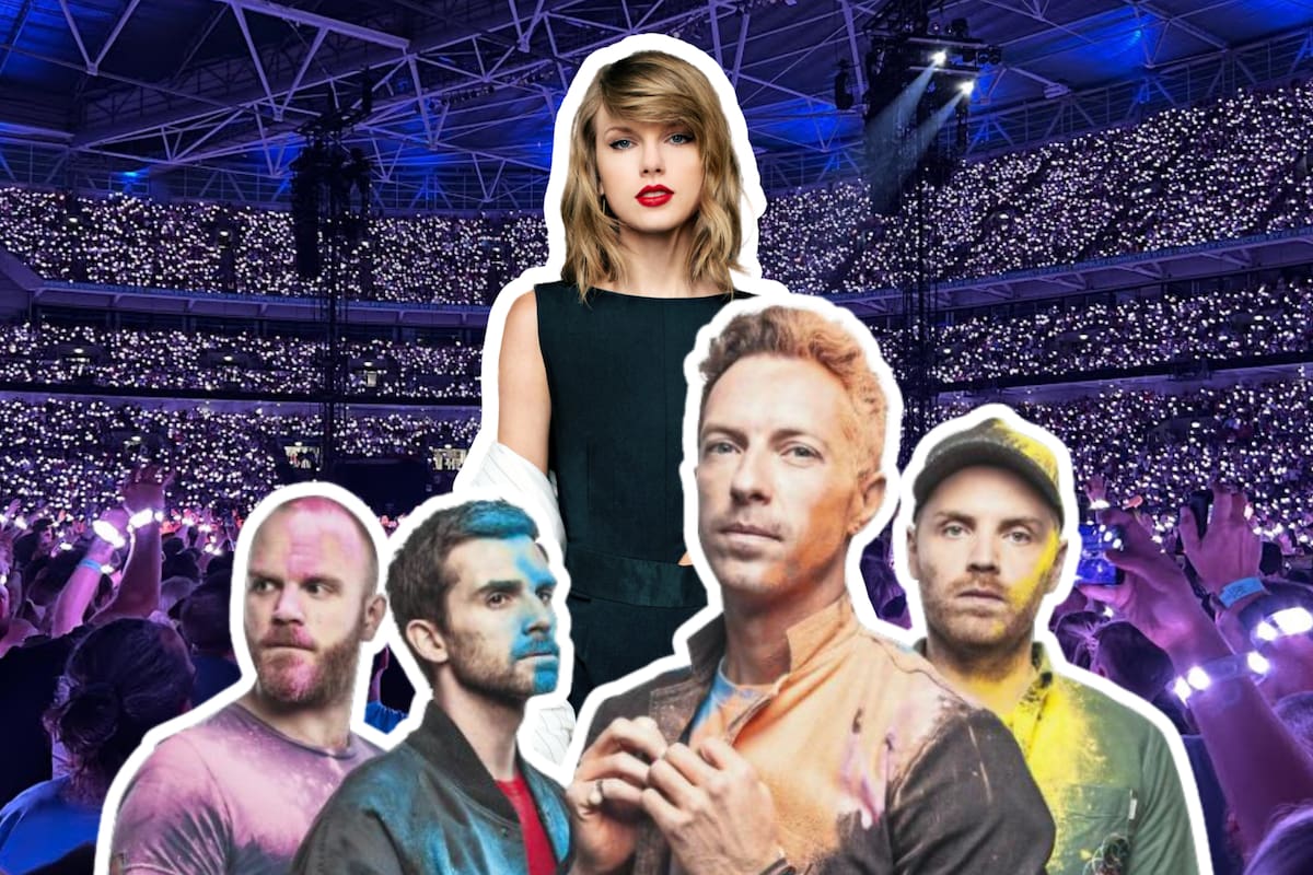 Coldplay rompería récord de Taylor Swift