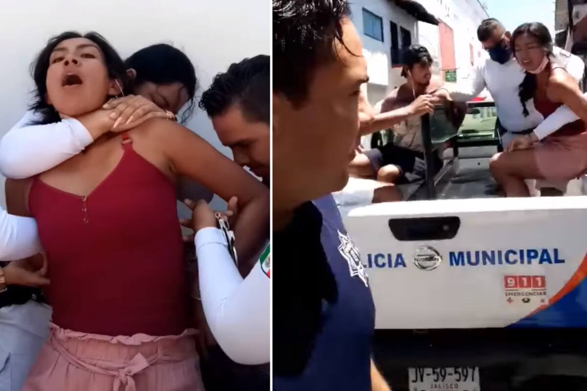 VIDEO: Someten a pareja por violar cerco sanitario para tomarse foto en Puerto Vallarta