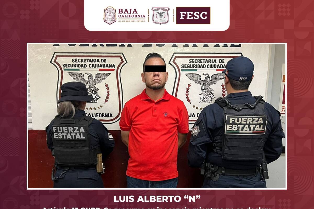 FESC detiene a hombre armado en Mexicali