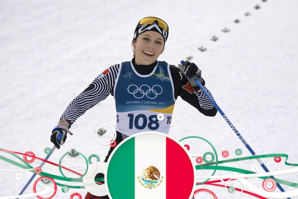 Regina Martínez hace historia en Milano Cortina 2026: primera mexicana en competir en esquí de fondo en unos Juegos Olímpicos de Invierno