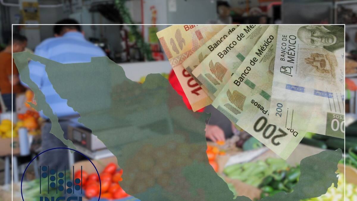Costo de vida en México encareció en agosto: Mexicanos necesitan más de 4,700 pesos al mes para superar la pobreza urbana, advierte el Inegi