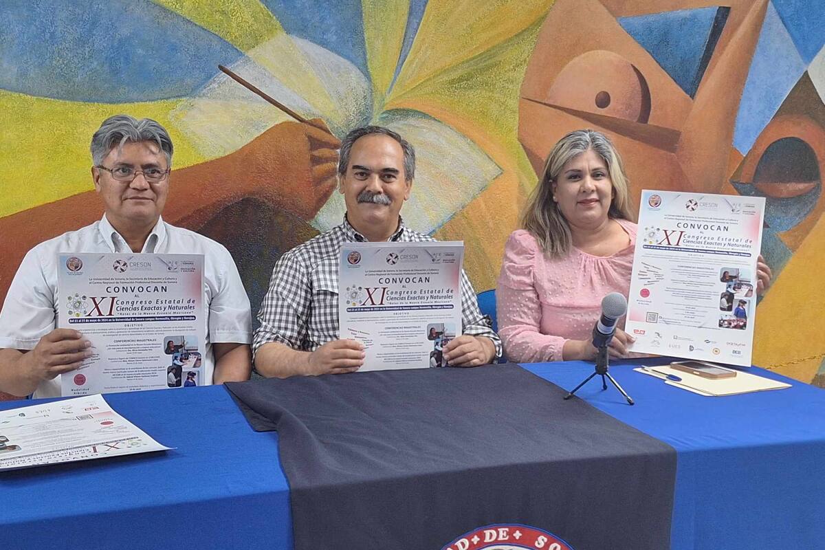 Invitación al Congreso Estatal de Ciencias Exactas en la Universidad de Sonora