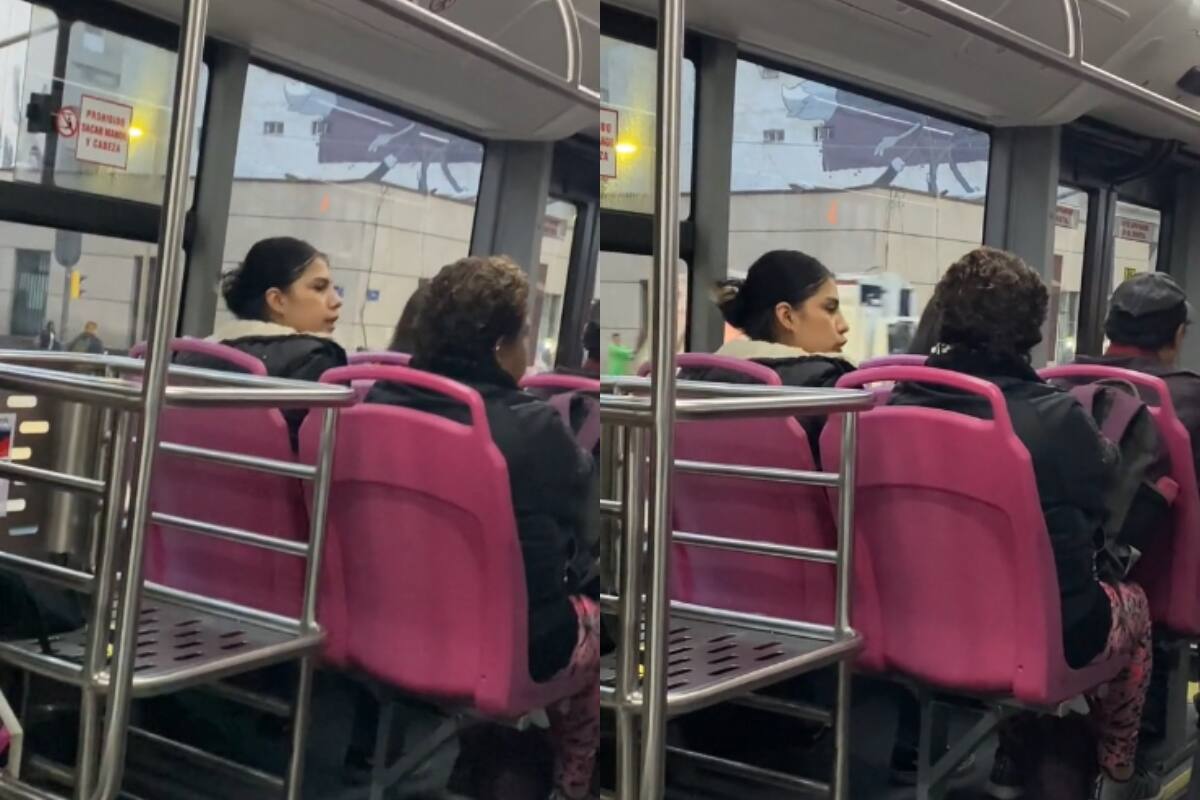 Mujer explota de coraje en el metrobús tras empujón de una señora que estropea su pastel | VIDEO
