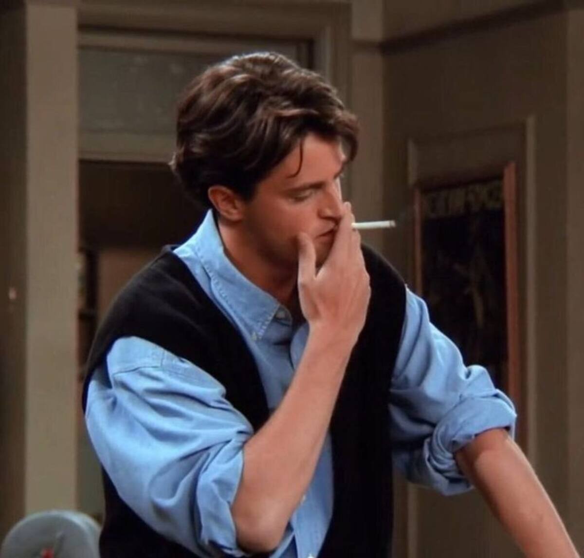Matthew Perry como Chandler Bing en Friends.