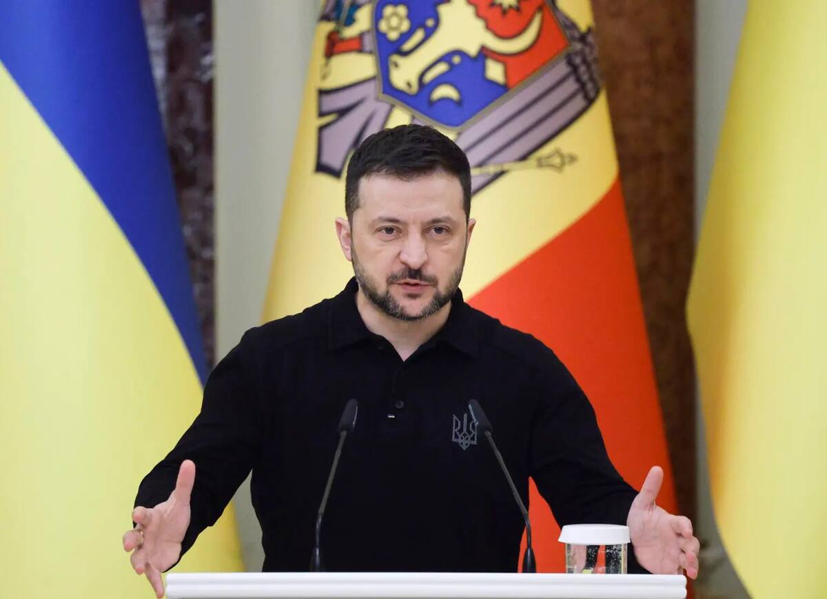 El presidente ucraniano, Volodymyr Zelensky. / EFE.