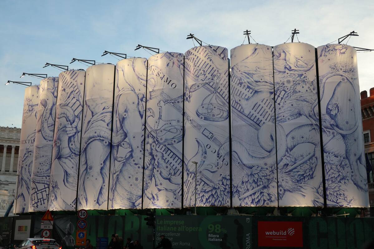 Roma disimulará obras del metro con murales de arte contemporáneo