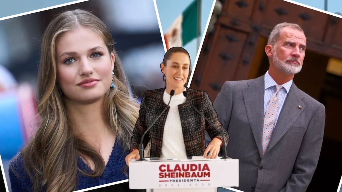 El equipo de Sheinbaum buscó invitar a la princesa Leonor en lugar del rey Felipe VI, según reveló España, desatando tensiones diplomáticas. FOTO: Especial.