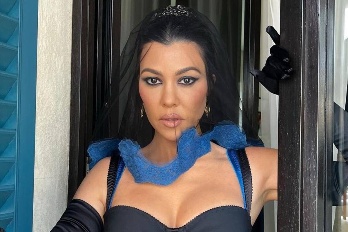 Kourtney Kardashian en su vestido de novia 'Dolce & Gabbana'