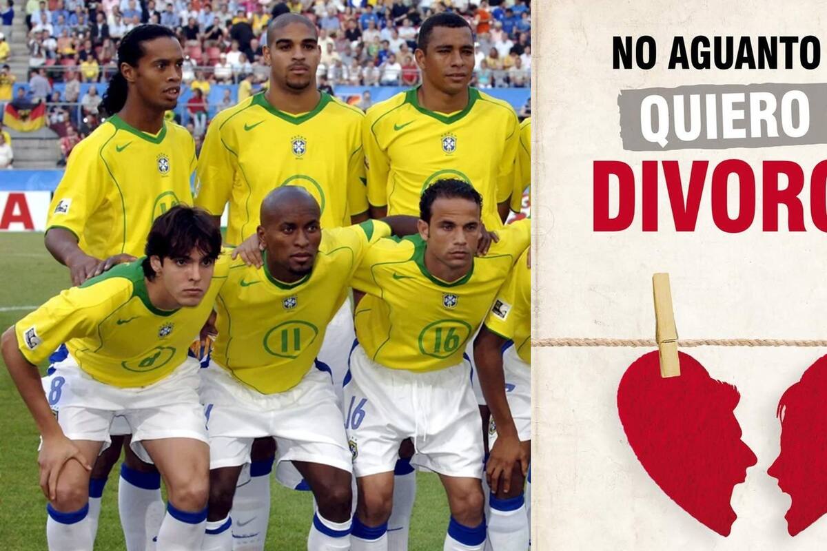 Leyenda de Brasil se divorcia tras festejar dos días el triunfo de su selección