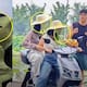 “¿Son espantapájaros? No”: así es la peculiar forma en que algunas personas en Asia se protegen del sol