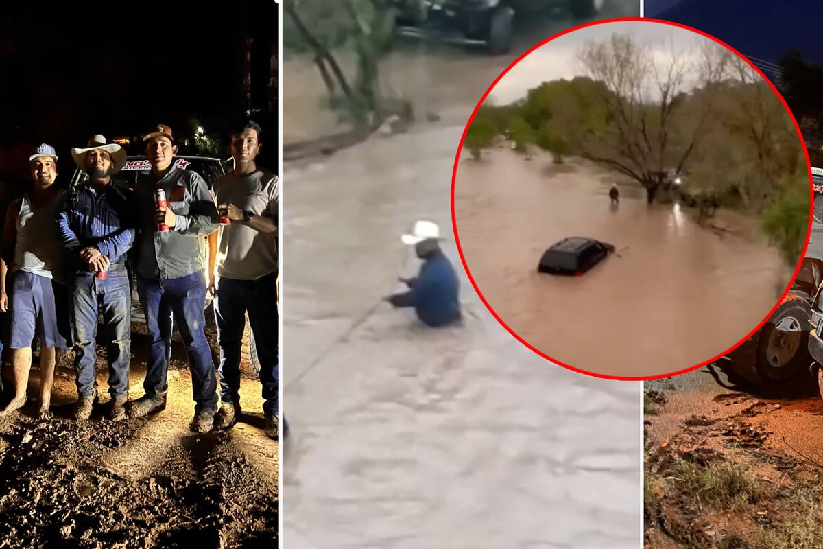 Salva a familia de río en Magdalena y lo apodan ‘El Héroe del sombrero’