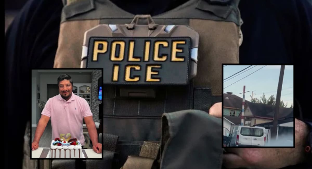 Fiscal de Houston advierte que presentará cargos contra agentes de ICE si la investigación confirma delitos en la muerte del mexicano Lorenzo Salgado. Foto: Reuters, Redes sociales