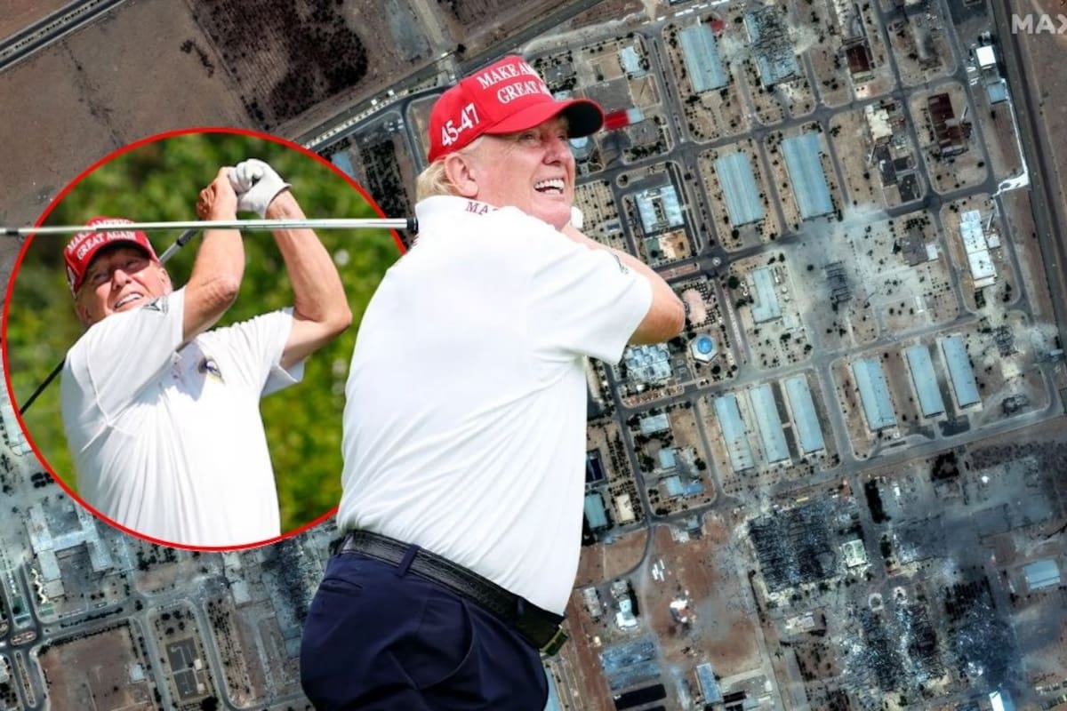 Trump tomó la decisión final “minutos antes” de bombardear Irán tras haber pasado el día jugando en su club de golf, revela JD Vance