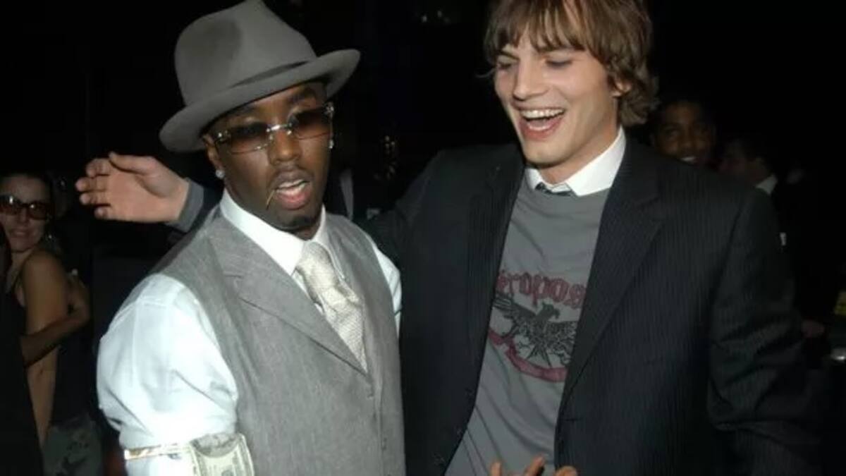 Sean "Diddy" Combs y Ashton Kutcher