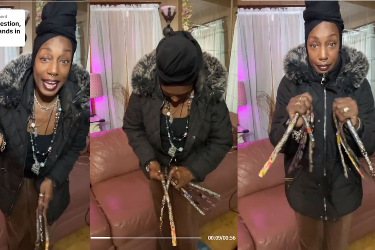 VIRAL: mujer impacta las redes sociales con sus uñas de un largo extremo