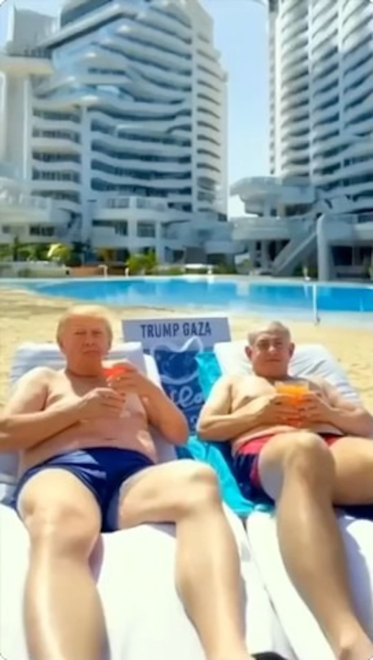 Trump y Netanyahu en "Trump Gaza" | Captura de video (Truth Social @realDonaldTrump)