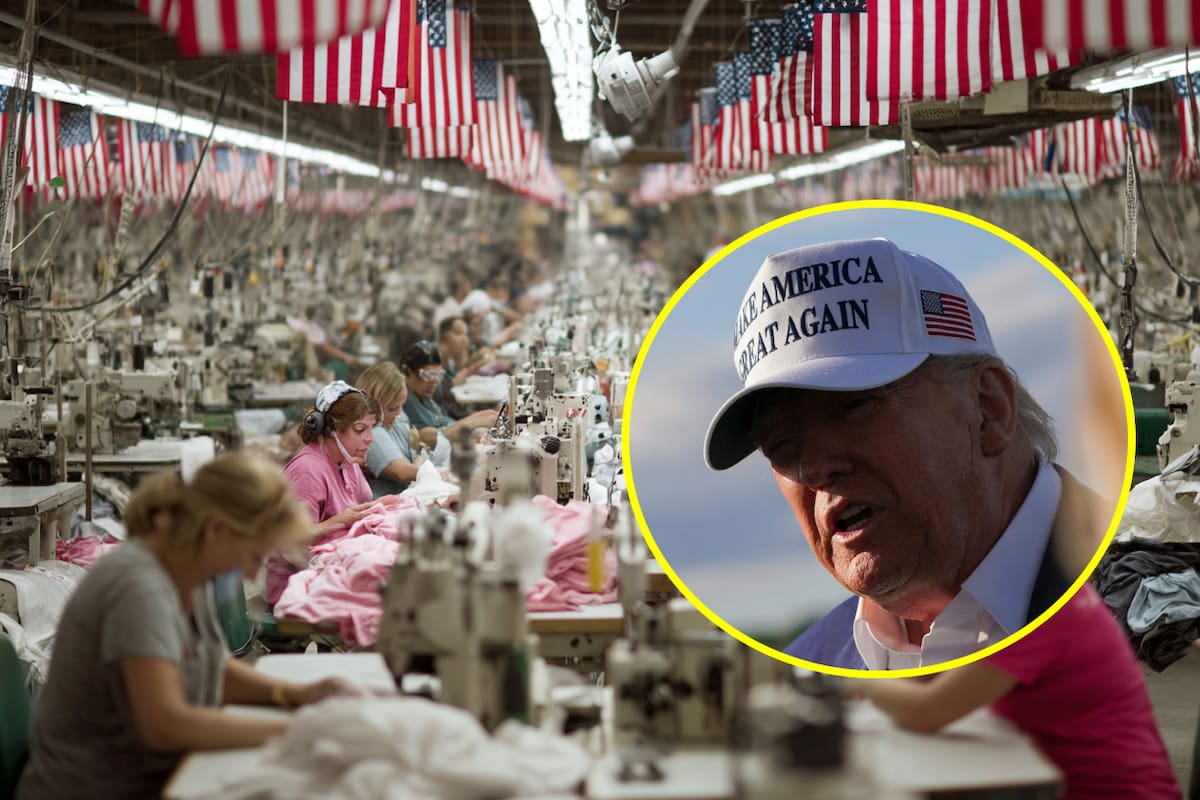 Donald Trump se lanza contra los que fabrican zapatos y camisas en EU: “Queremos fabricar equipos militares”