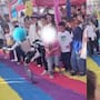 Robot bailarín da patada en el estómago a niño durante una presentación en China